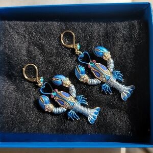 Big fun lobster earings